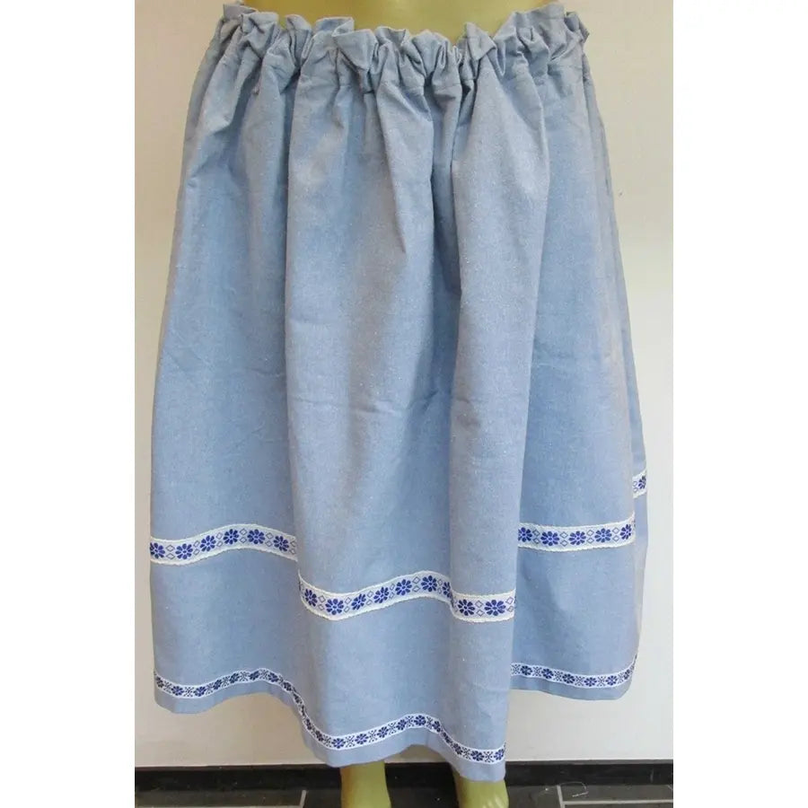Disfraz Falda Azul M44