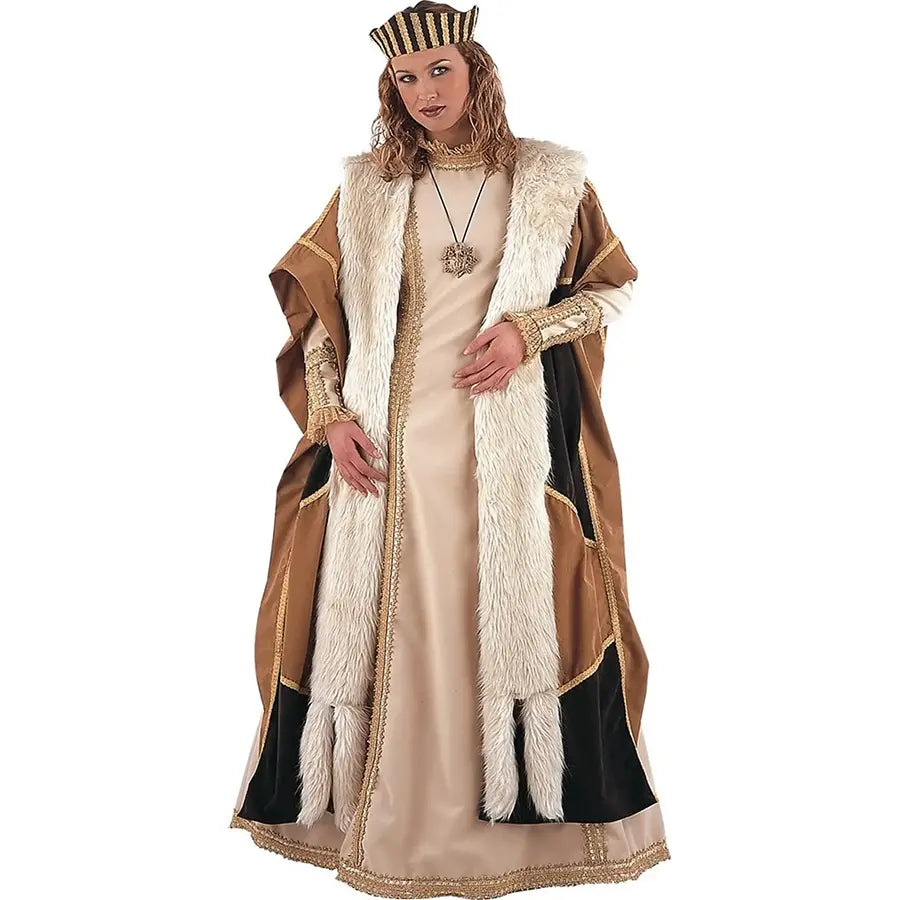 Disfraz Reina Medieval. Lujo Adulto