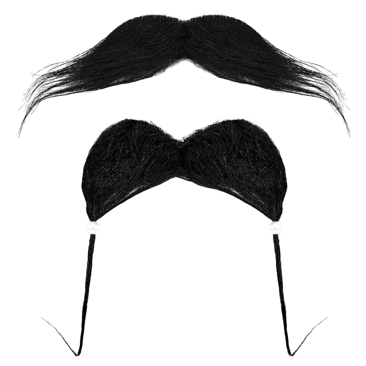 Bigote y Perilla Pirata con Perlas