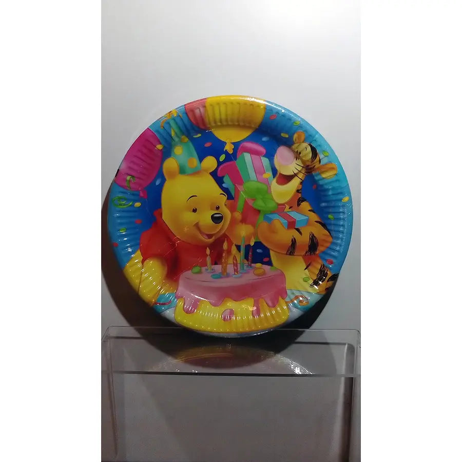 Platos Winnie Cumpleaños