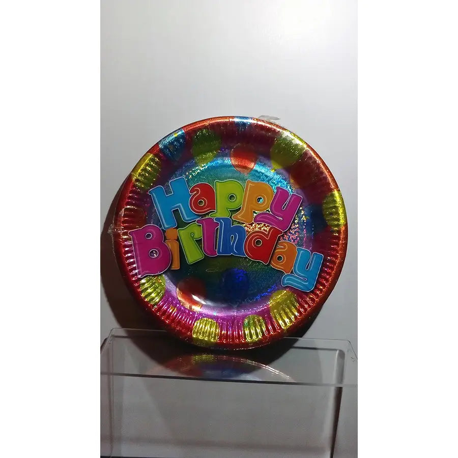 Platos Globoss Happy Birthday