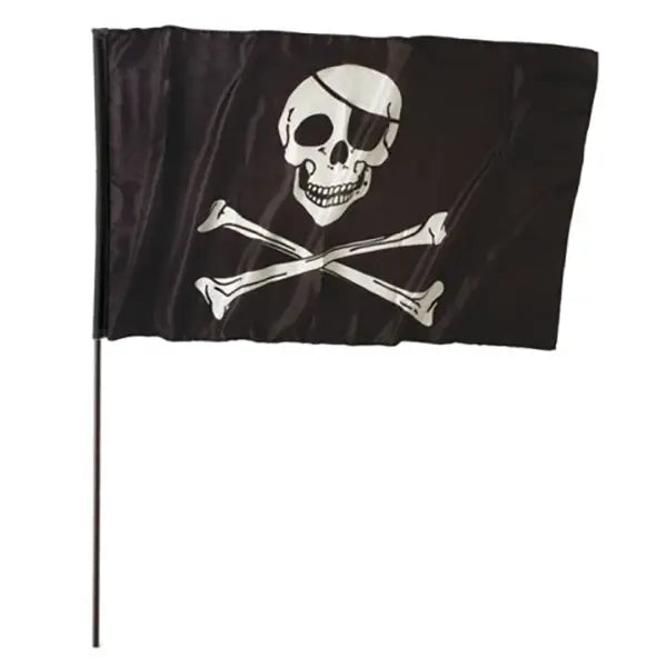Bandera Pirata Con Palo