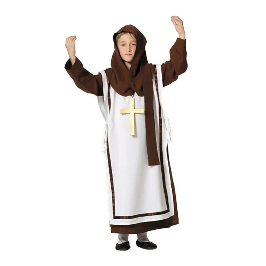 Child's Medieval Monk Costume — Handcrafted Spanish