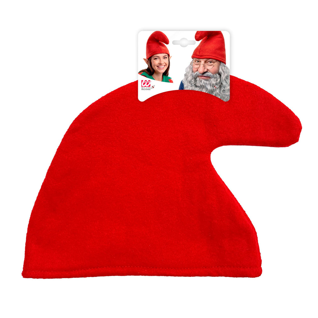 Gorro Rojo de Enanito — Accesorio Navideño
