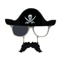 Gafas de Pirata con Sombrero y Barba Colgante para Disfraz