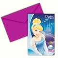Set of 6 Cinderella Invitations