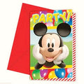 Pack 6 Invitaciones Mickey