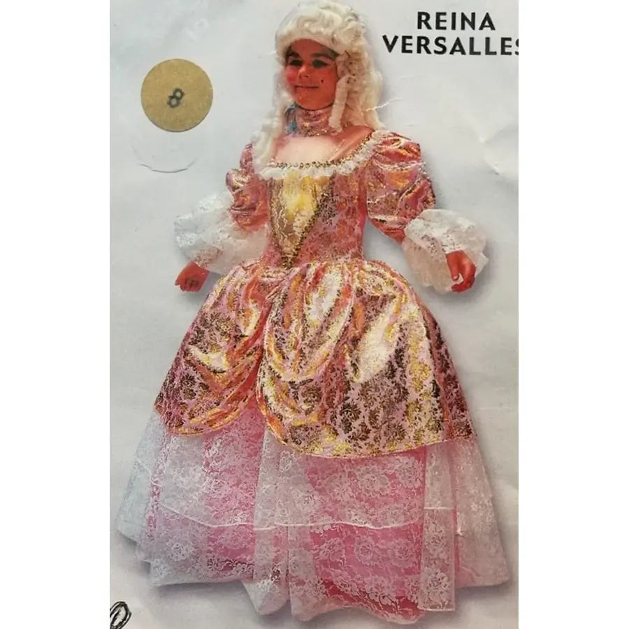 Disfraz Reina Versalles. Epoca Infantil