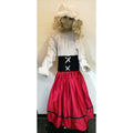 Dulcinea Red Skirt Costume — Handmade Medieval Dress