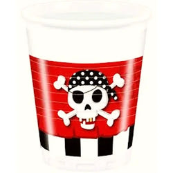 Pack 8 Vasos De Pirata