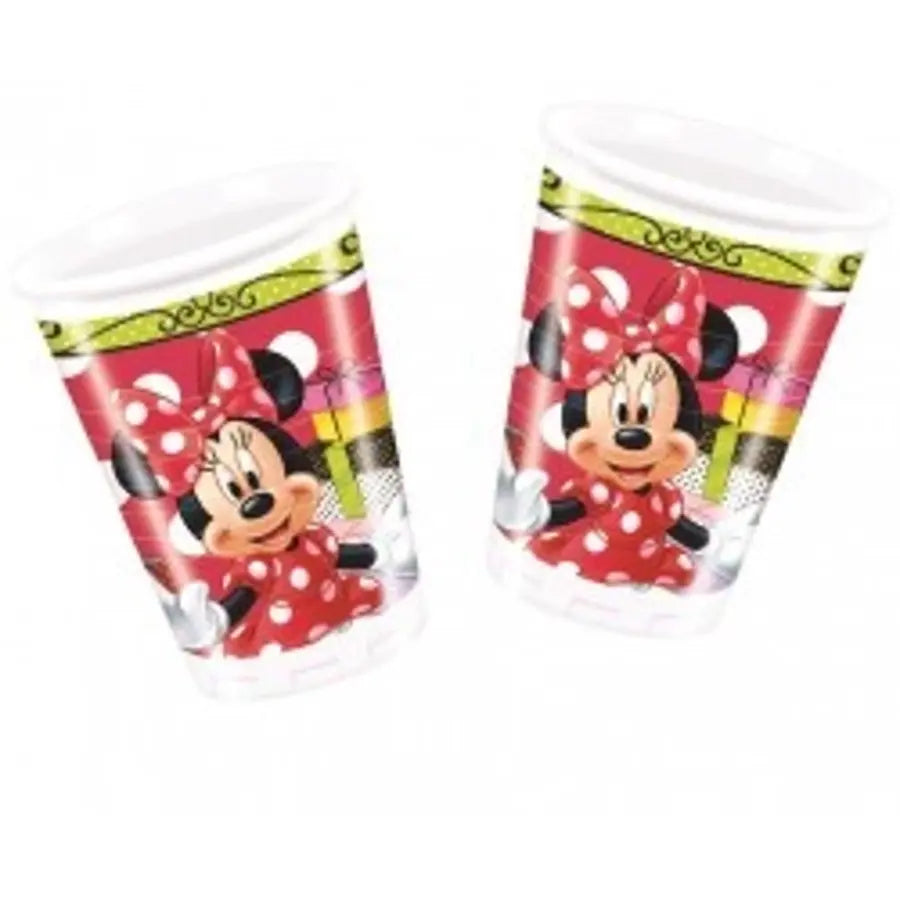 Pack De 8 Vasos De Minnie Mouse