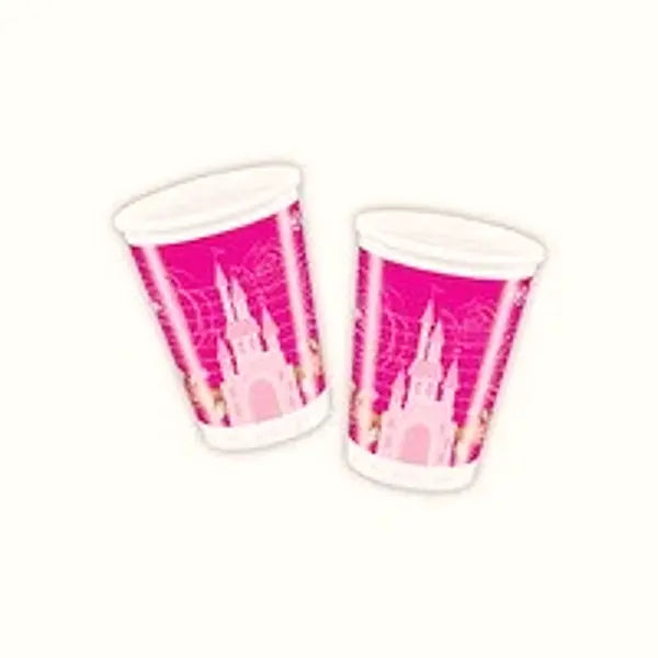 Pack De 8 Vasos De Princesas