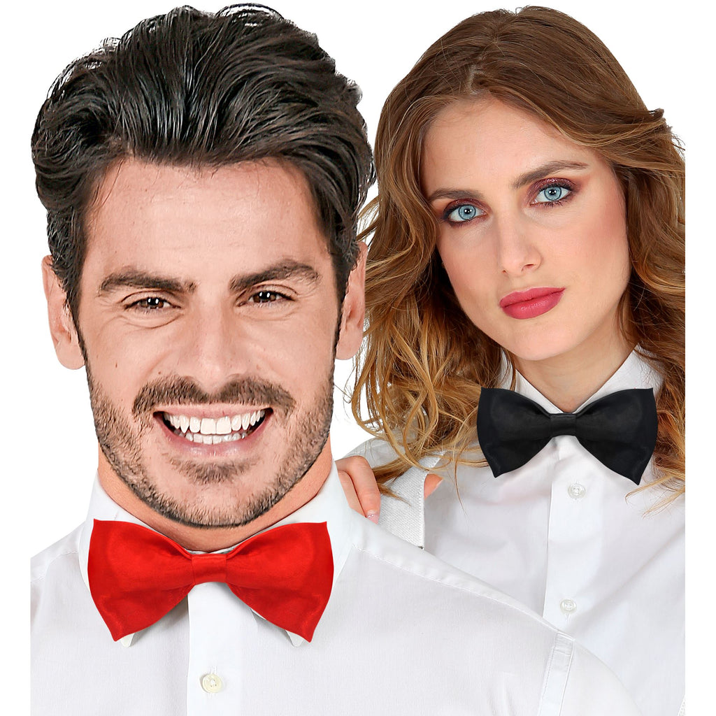 Pajarita de Raso Blanca