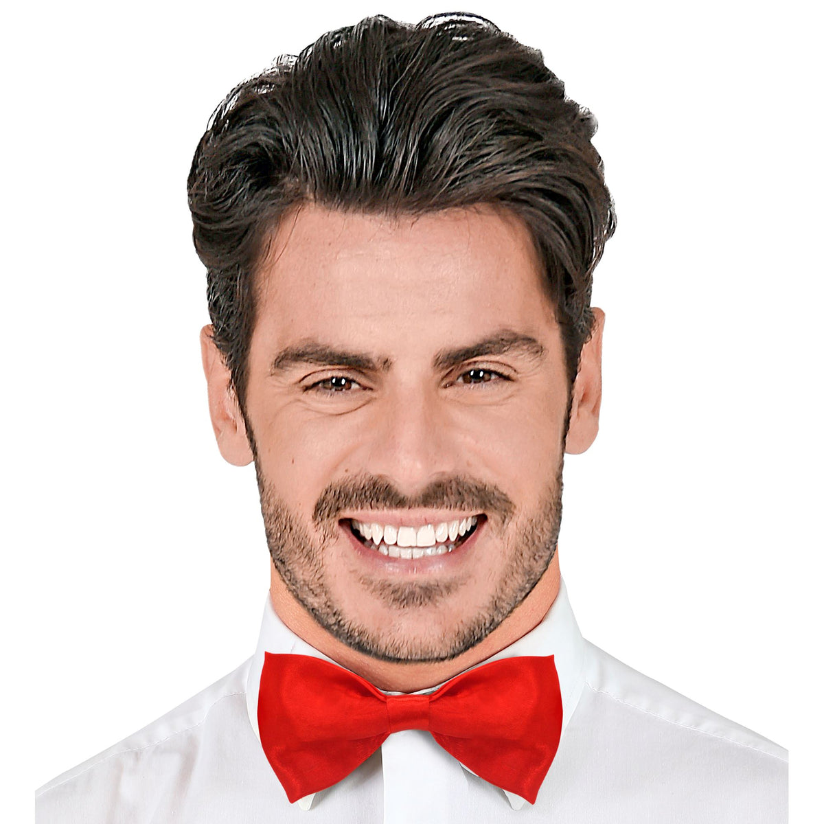 Pajarita de Raso Blanca