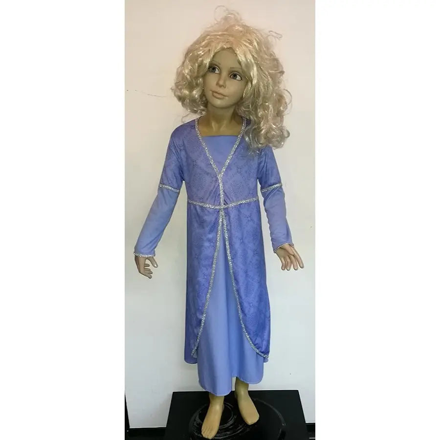 Kids' Blue Medieval Princess Costume