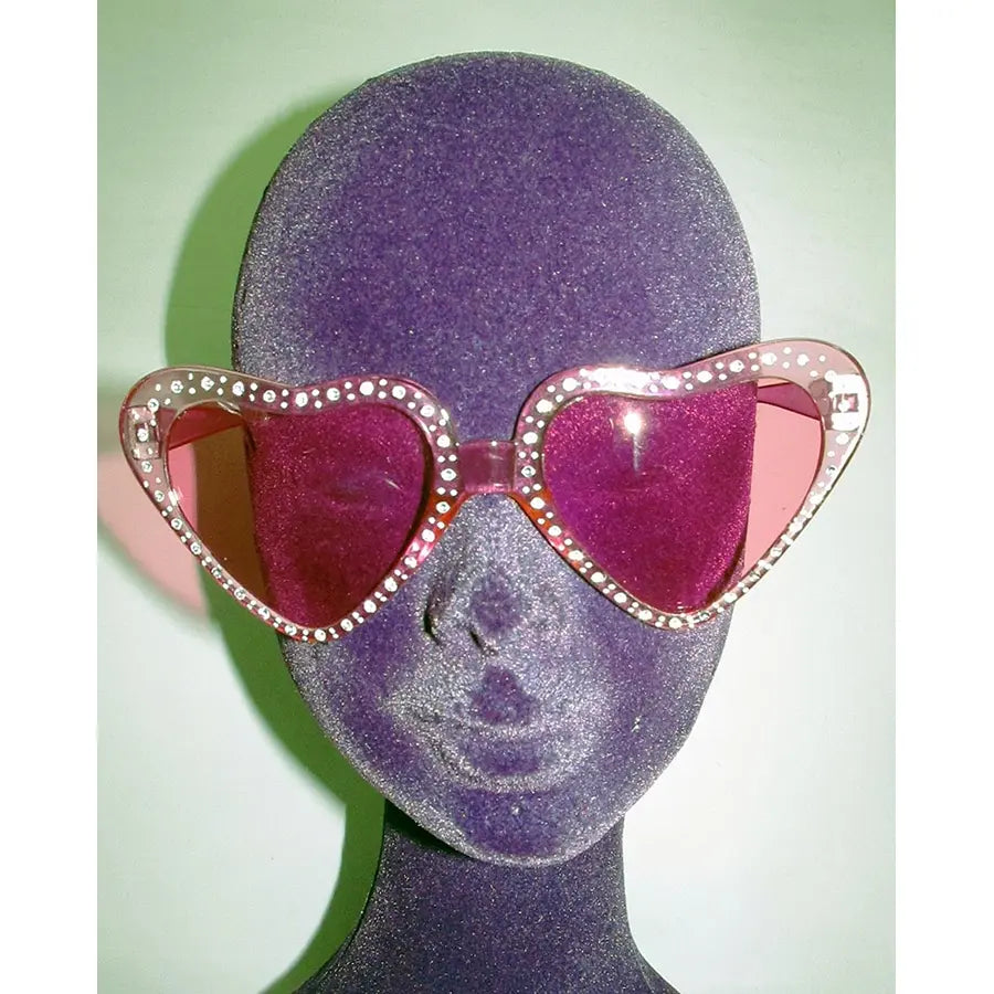 Gafas Corazón Rosa con Brillantes UV400