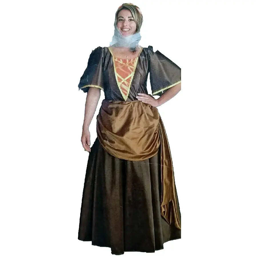 Disfraz Princesa Medieval Brenda Adulto – Vestido Medieval De Época