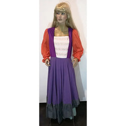 Disfraz Campesina Medieval Hortensia — Vestido Rústico para Mujer