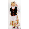 Disfraz de Pastora con Flores Infantil