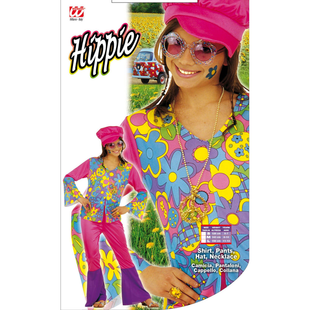 Disfraz Hippie Niña Widmann