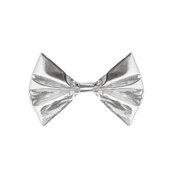 Pajarita Plata Metalizada.