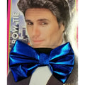 Metallic Blue Bow Tie.