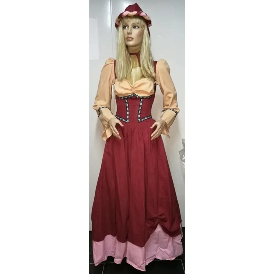 Disfraz Vestido Medieval Mujer