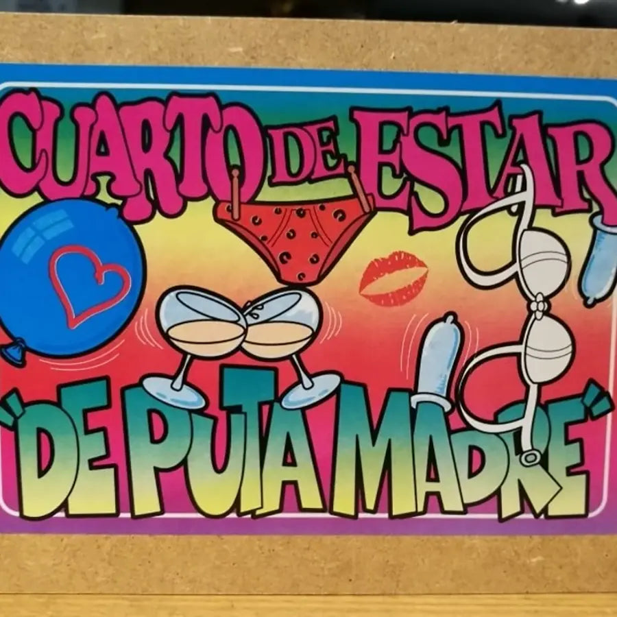 Letrero Cuarto De Estar