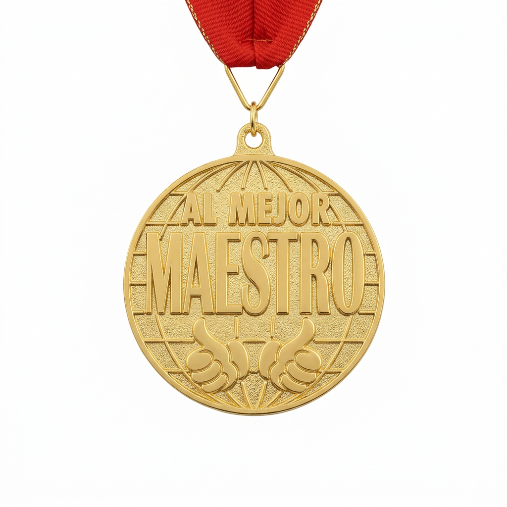 Placa Al Mejor Maestro