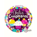 Globos Feliz Cumpleaños Cupcakes
