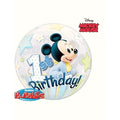 Globos Bubble Mickey Mousse 1 Año