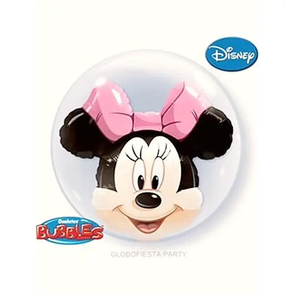Globos Bubble Minnie Mousse
