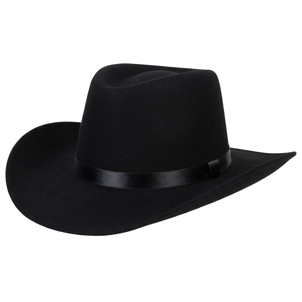Sombrero Pistolero Negro Adulto