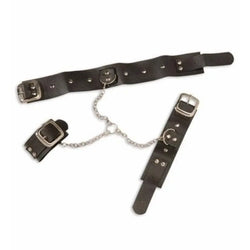 Collar Con Esposas De Piel.