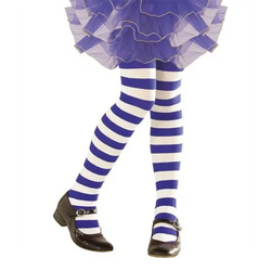 Medias Rayas Azul-Blanco Infantil 70Den