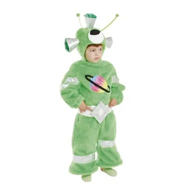 Disfraz Marcianito Infantil – Mono y Gorrito con Antenas