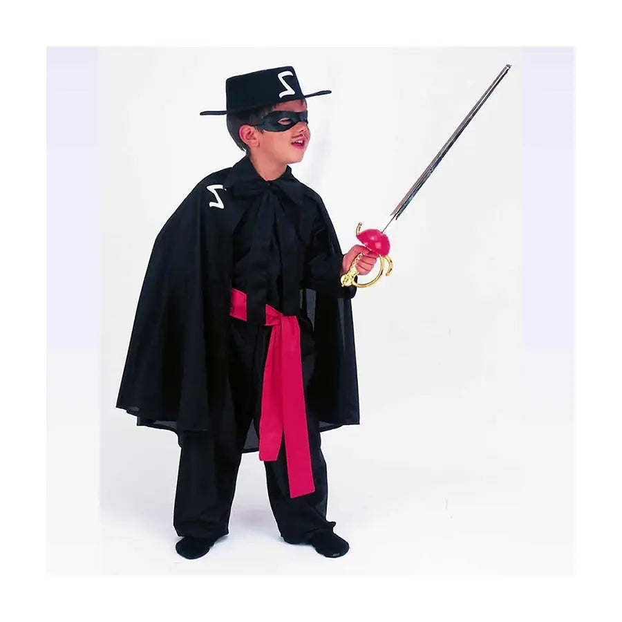 Disfraz Zorro Mosquetero Milady Infantil