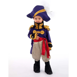 Disfraz General Francés Pirata Infantil – Traje Militar Histórico