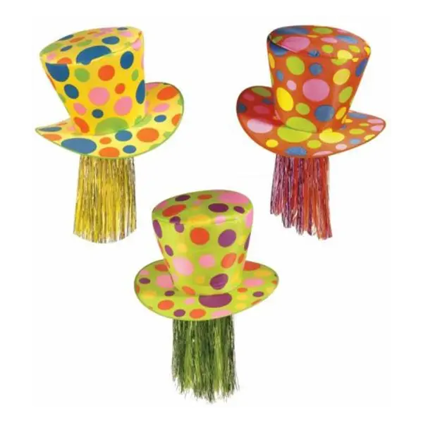 Sombrero Copa Gigante Con Pelo