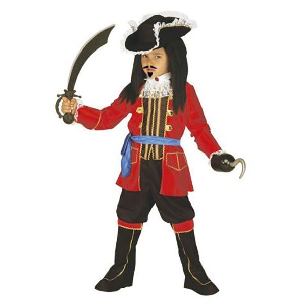 Disfraz Capitán Pirata Infantil – Traje Clásico De Capitán Pirata