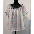 Disfraz Blusa Blanca De Rayas