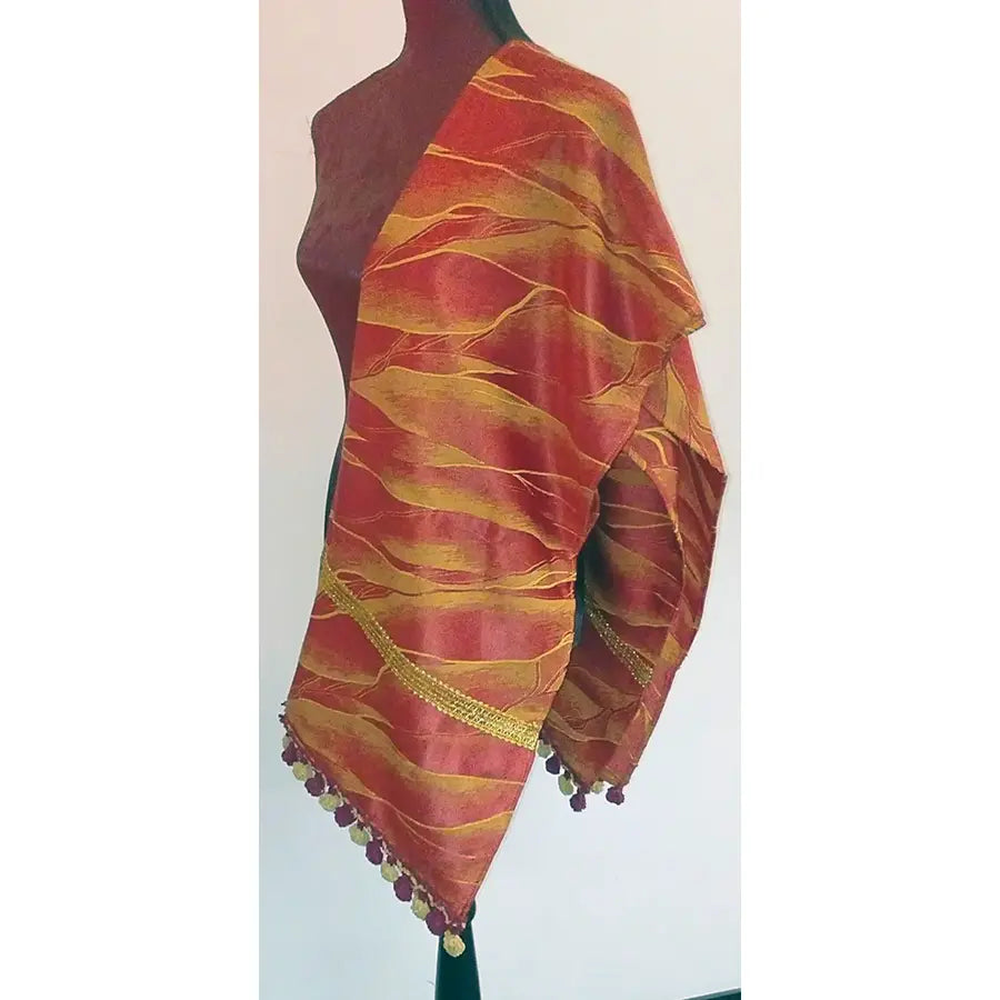 Toga Romana Anaranjada Artesanal