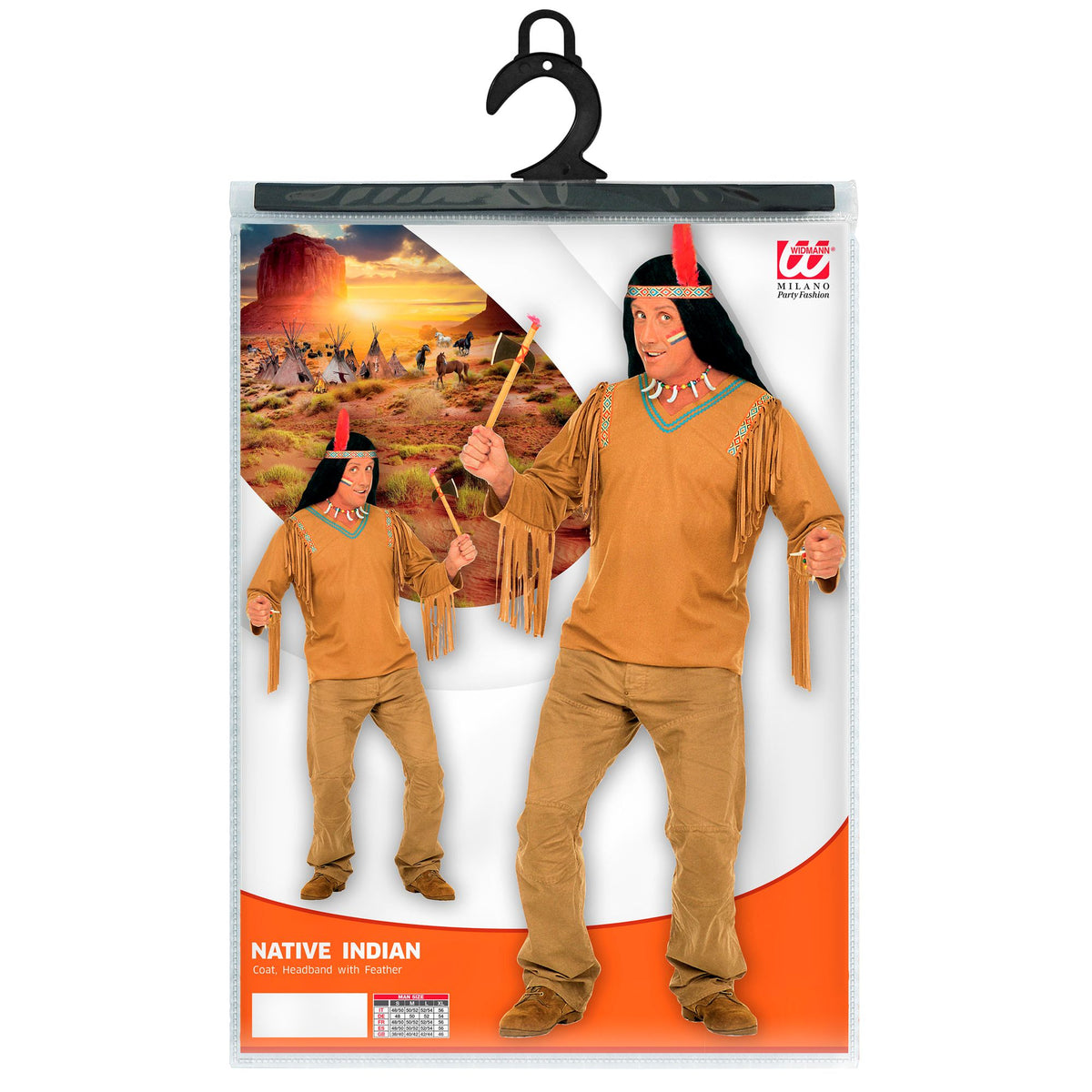 Disfraz Apache Adulto – Traje Indio Nativo Americano