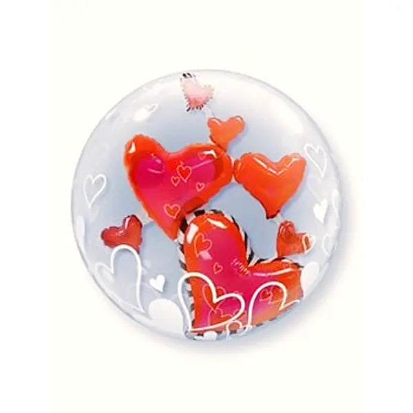 Globos Bubble Corazones