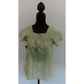 Disfraz Blusa Verde Motivos Flores
