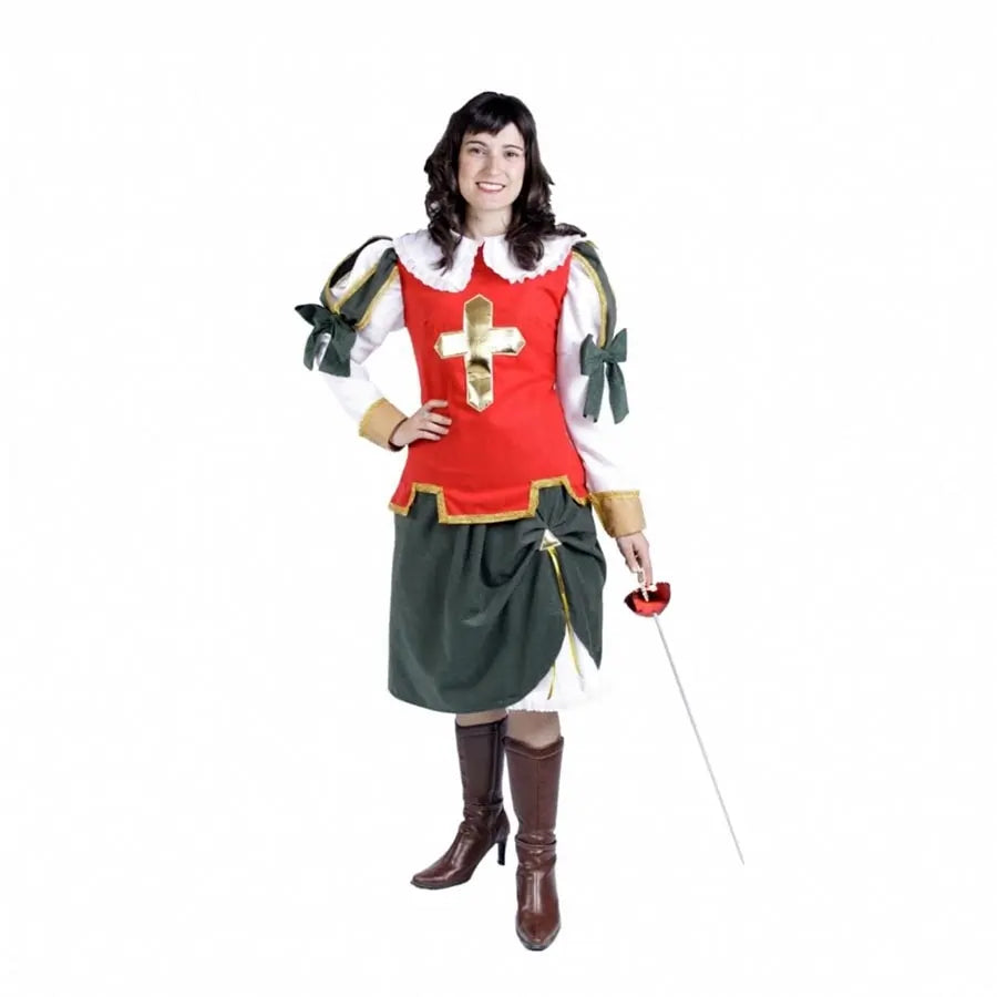 Disfraz Espadachina Adulto – Traje De Época Capa Y Espada