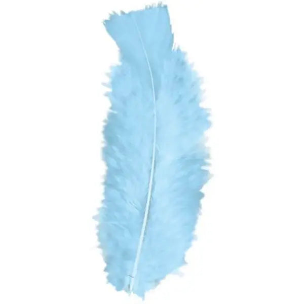Pack 50 Plumas Azul Turquesa.