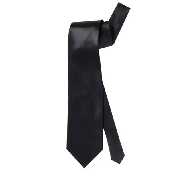 Corbata y Pajarita de Raso Negra
