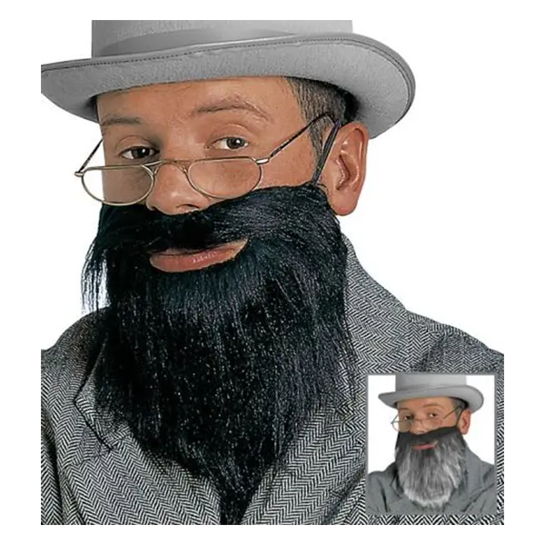 Barba con Bigote Negra