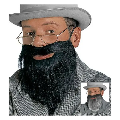 Barba con Bigote Negra